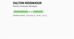 Desktop Screenshot of daltonridenhour.com