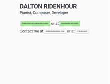 Tablet Screenshot of daltonridenhour.com